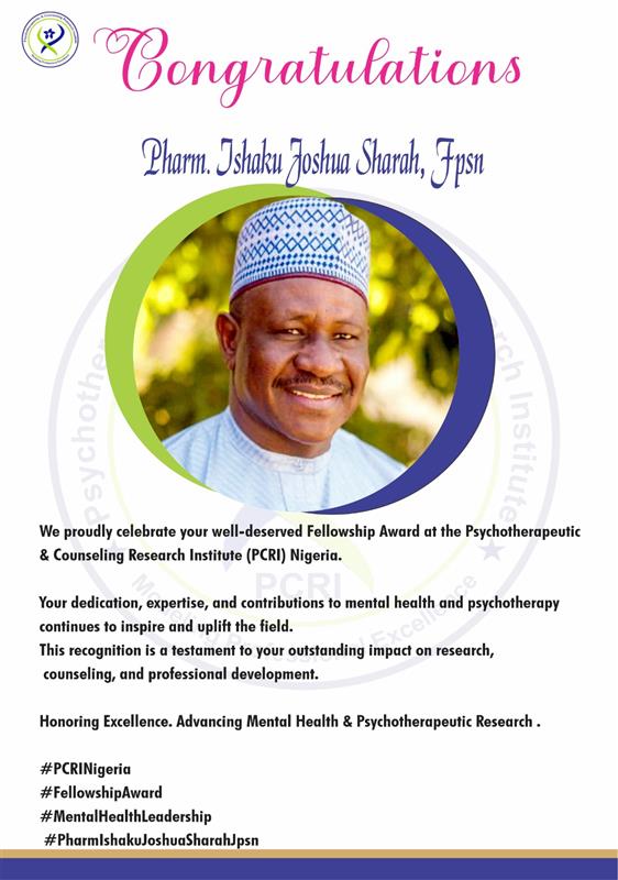 Pharm. Ishaku Joshua Sharah, Fpsn