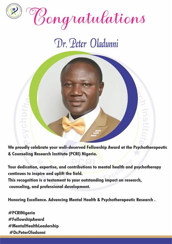 Dr. Peter Oladunni